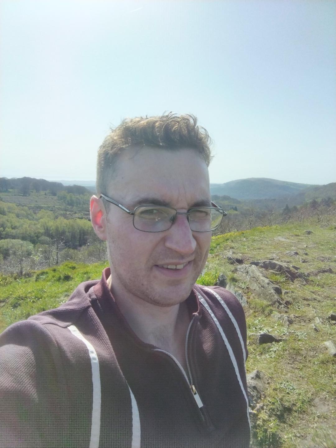 Pascal Le Bihan outdoors in the hills